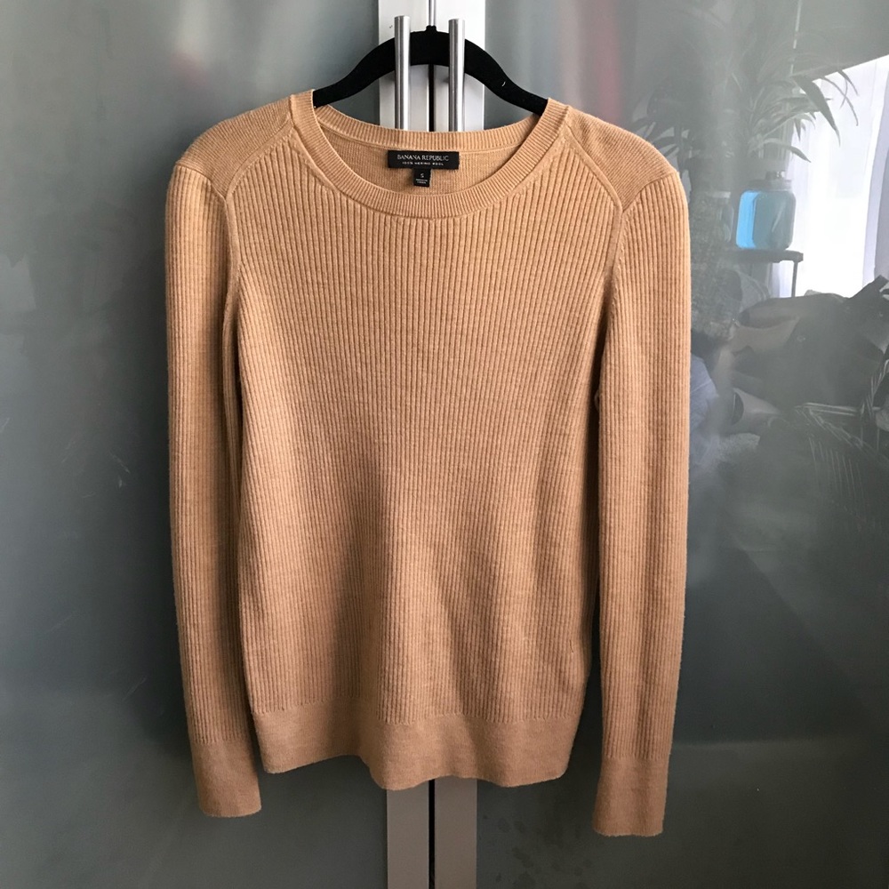 Banana Republic Camel Sweater.